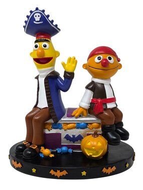 Bert and Ernie Sesame Street Halloween Pirates Resin Decoration